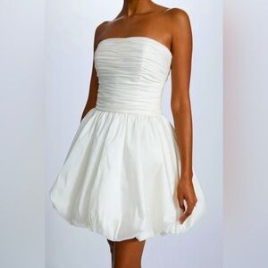 Amsale Taffeta Mini Dress